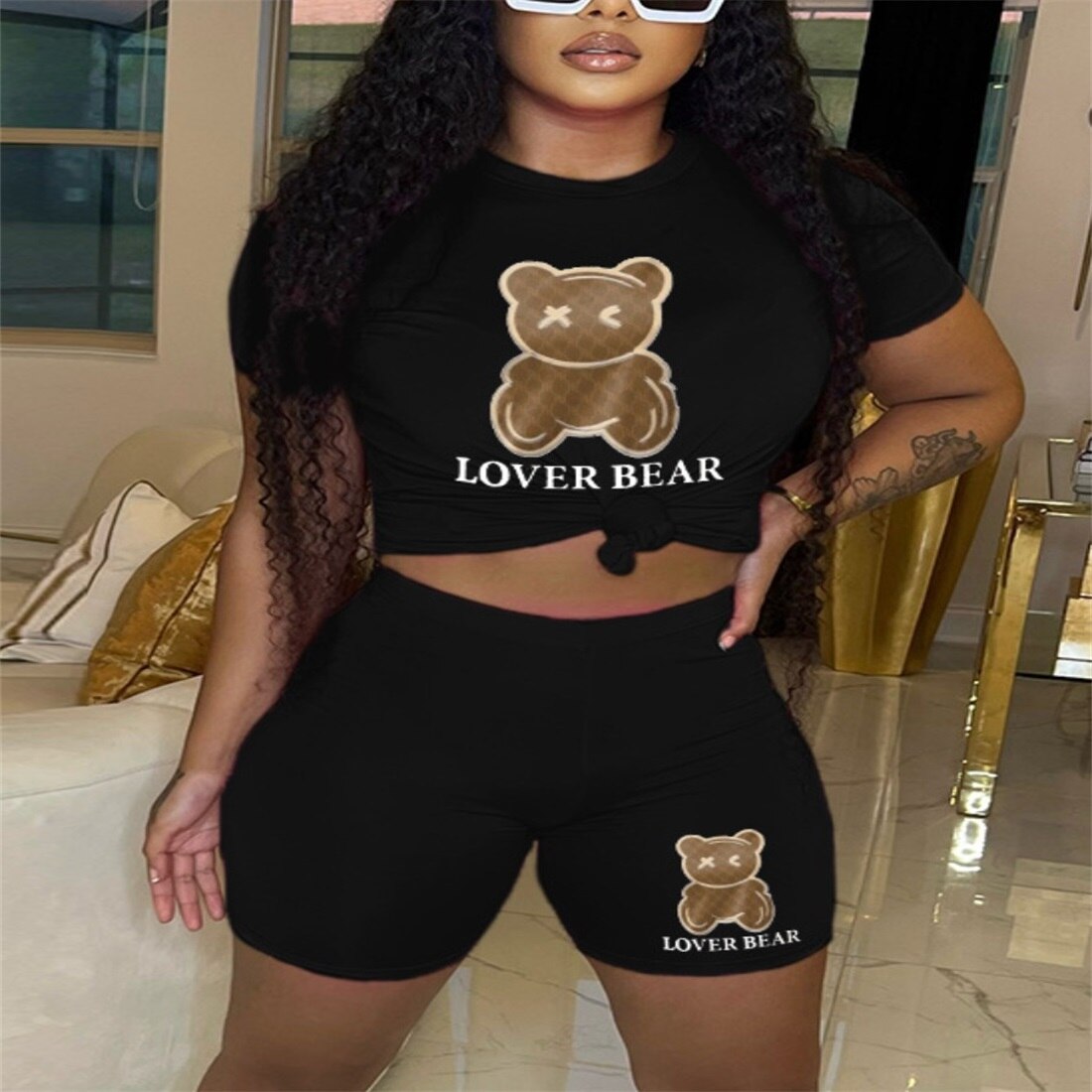 Two-piece matching Short Set
