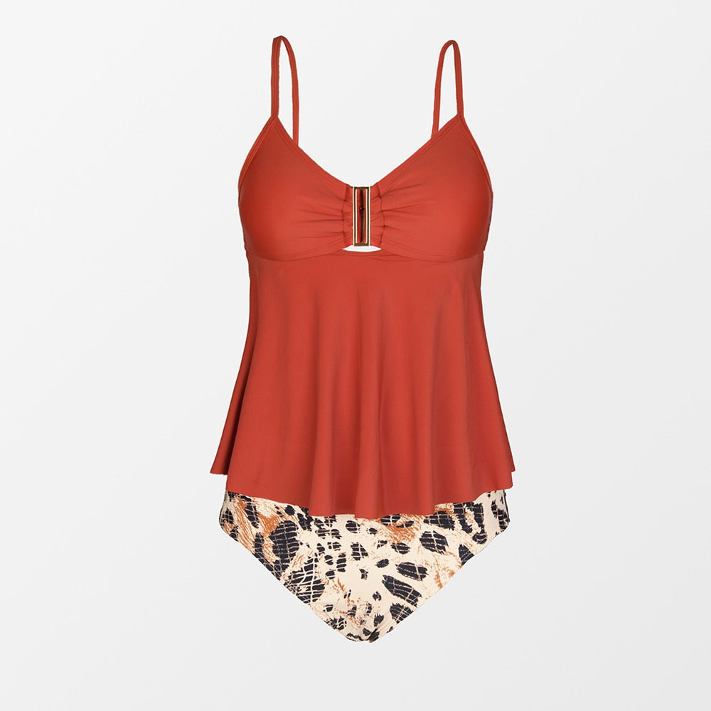 Two Piece Tankini Bathing Suit