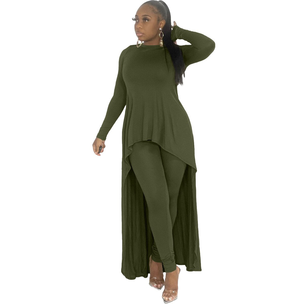 Women's Asymmetrical Two Piece