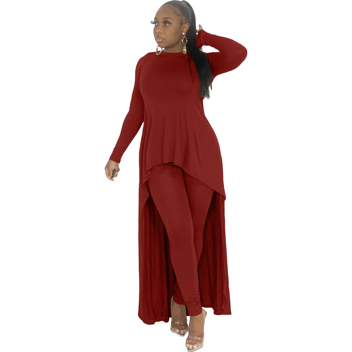 Women's Asymmetrical Two Piece