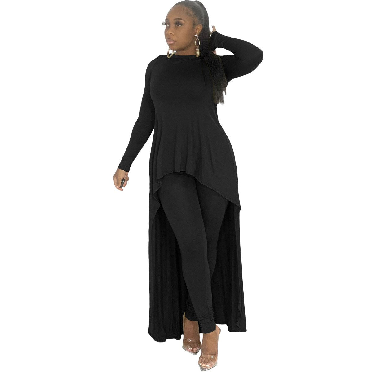 Women's Asymmetrical Two Piece
