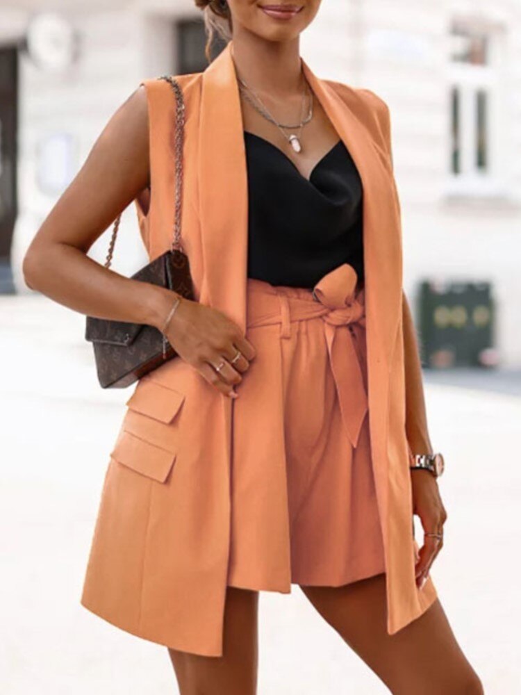 Suit Shorts Set