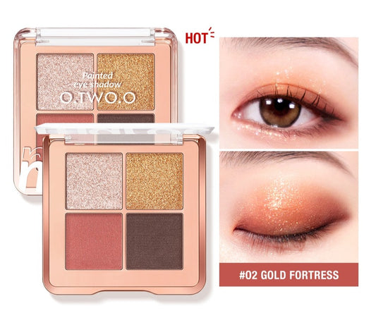 4 Shade Glitter Eyeshadow Palette