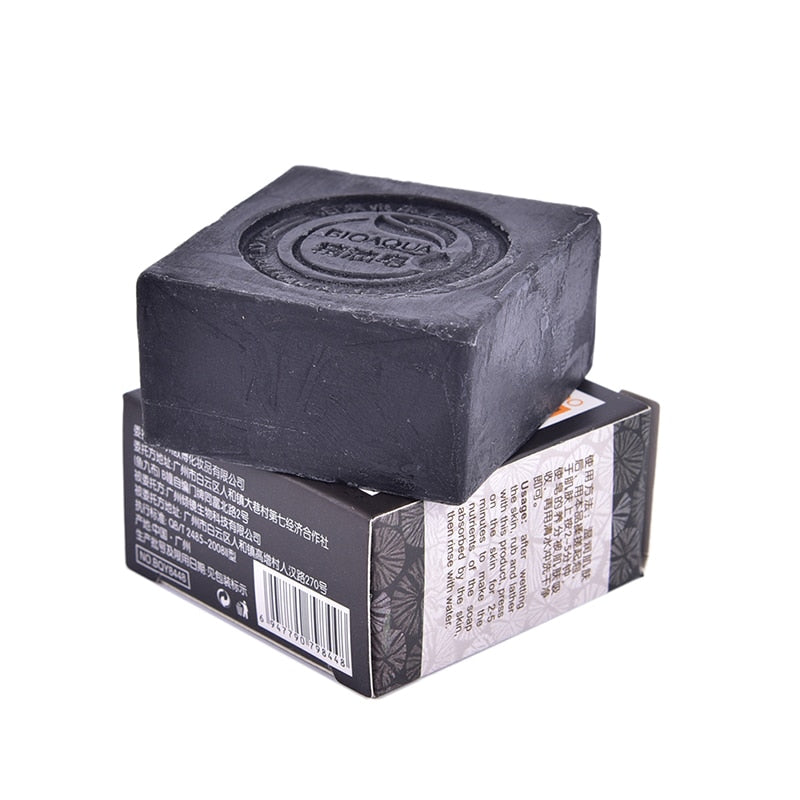 Natural Organic Black Charcoal Soap