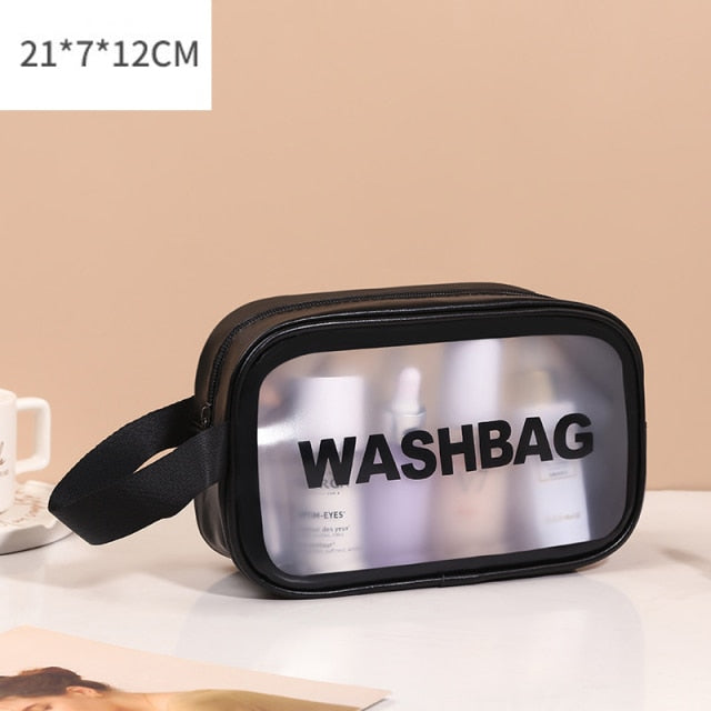 Transparent travel bag