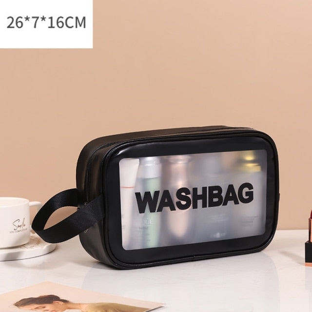 Transparent travel bag
